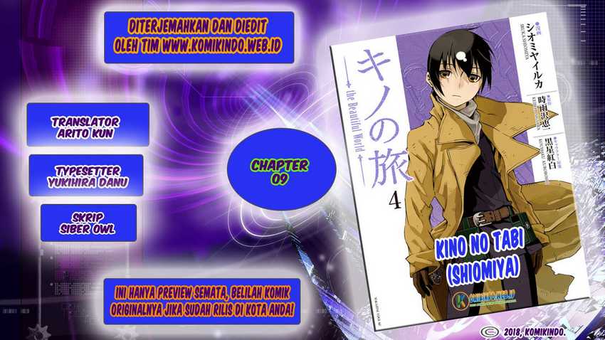 Kino no Tabi: The Beautiful World Chapter 09 Bahasa Indonesia