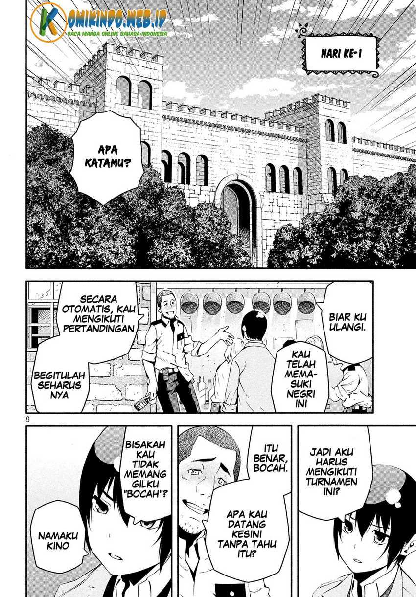 Kino no Tabi: The Beautiful World Chapter 09 Bahasa Indonesia