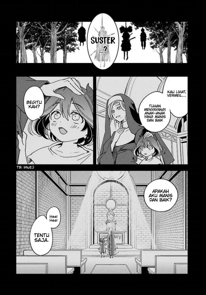 Kinsou no Vermeil – Gakeppuchi Majutshi wa Saikyou no Yakusai to Mahou Sekai o Tsukisusumu Chapter 16 Bahasa Indonesia