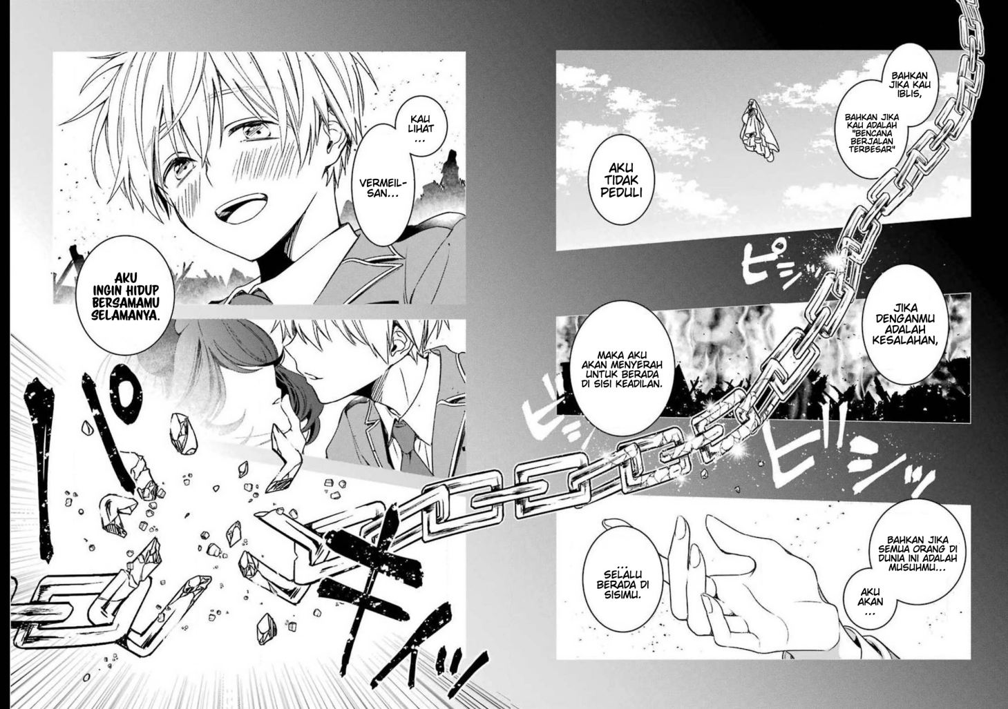 Kinsou no Vermeil – Gakeppuchi Majutshi wa Saikyou no Yakusai to Mahou Sekai o Tsukisusumu Chapter 16 Bahasa Indonesia