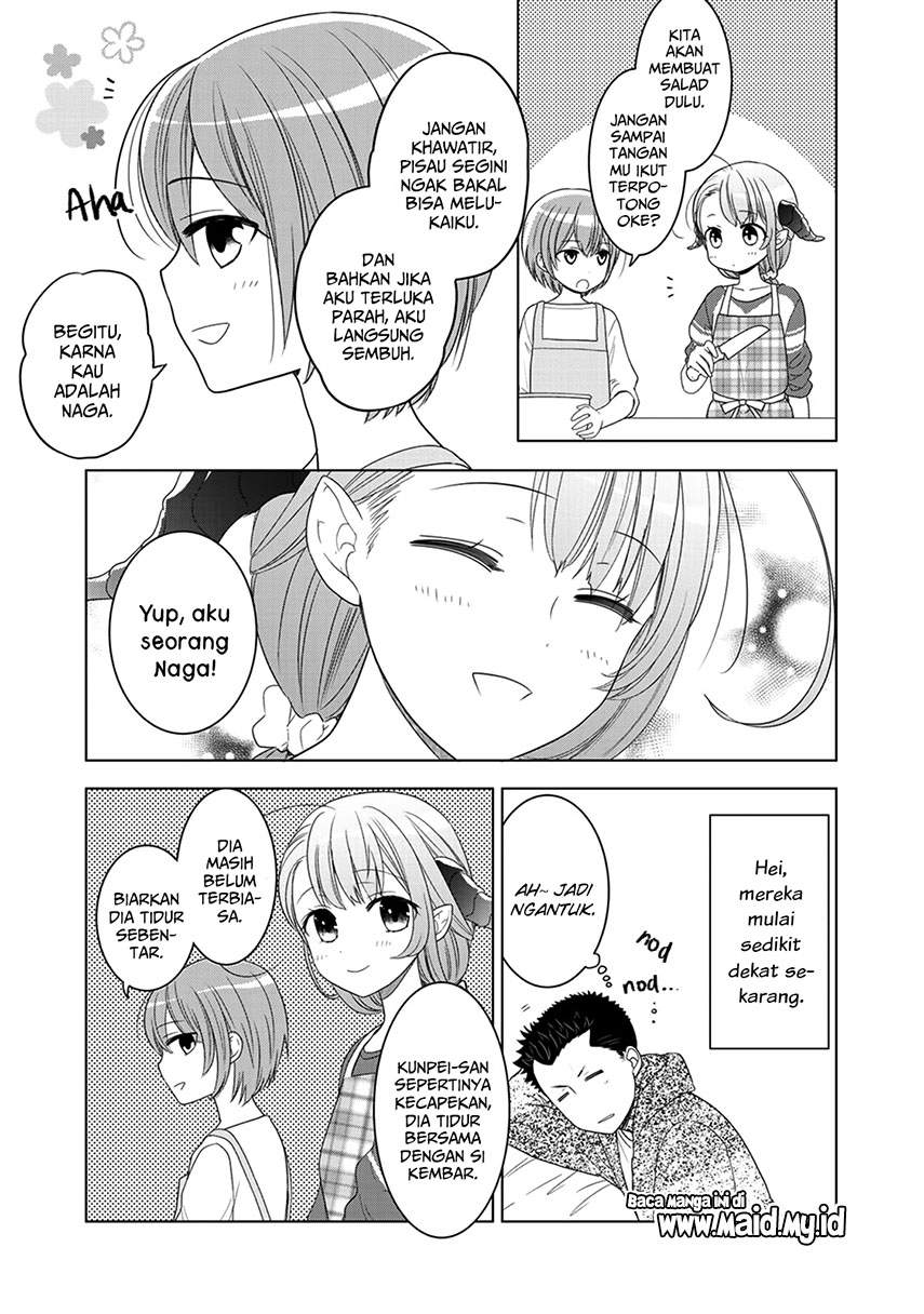 Kitaku Tochuu de Yome to Musume ga Dekita n dakedo, Dragon datta. chapter 8