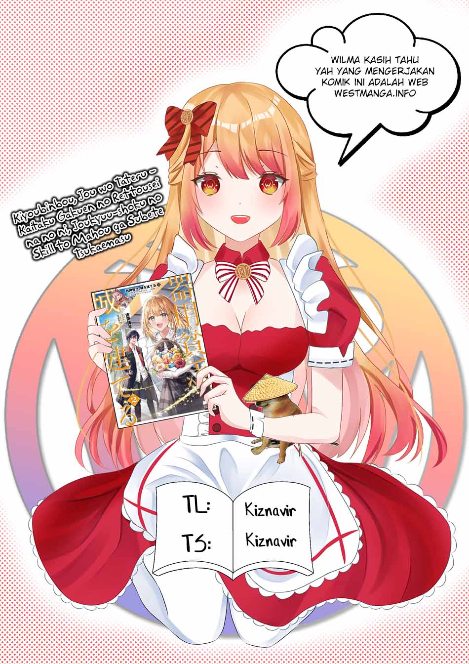 Kiyoubinbou, Jou wo Tateru – Kaitaku Gakuen no Rettousei na no ni Chapter 02 Bahasa Indonesia