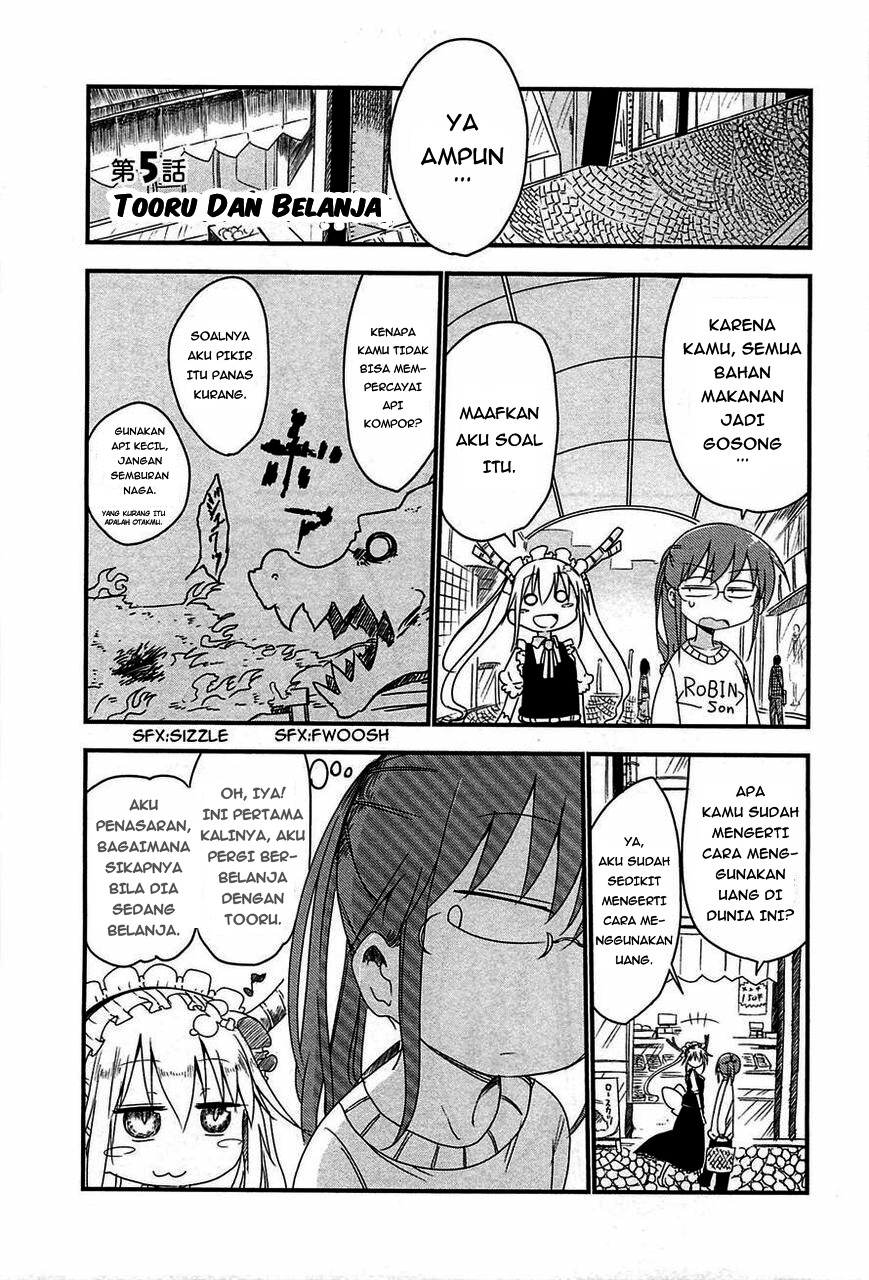 Kobayashi-san Chi no Maid Dragon Chapter 05 Bahasa Indonesia