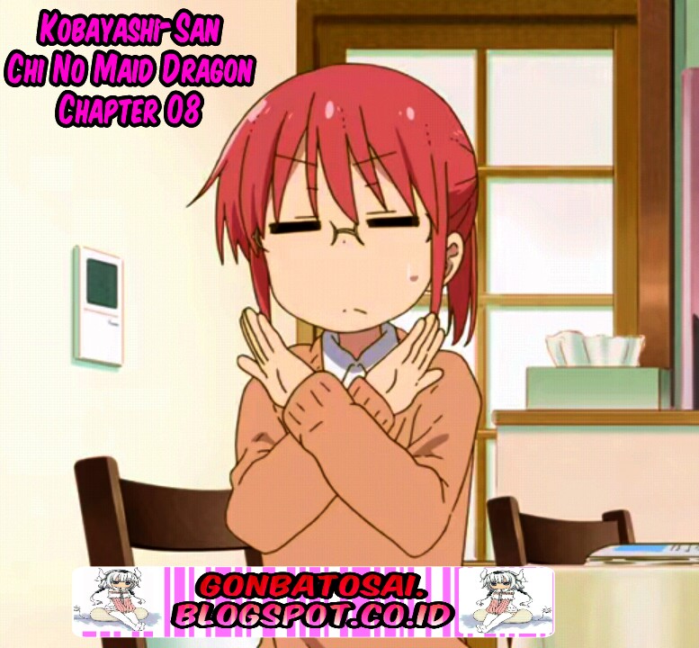 Kobayashi-san Chi no Maid Dragon Chapter 08 Bahasa Indonesia