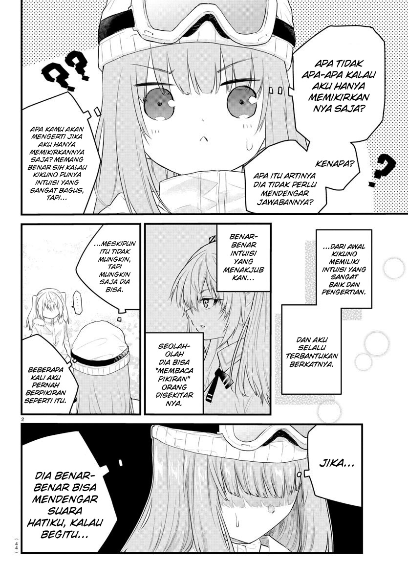 Koe ga dasenai Shoujo wa “Kanojo ga Yasashisugiru” to Omotte iru Chapter 101 Bahasa Indonesia