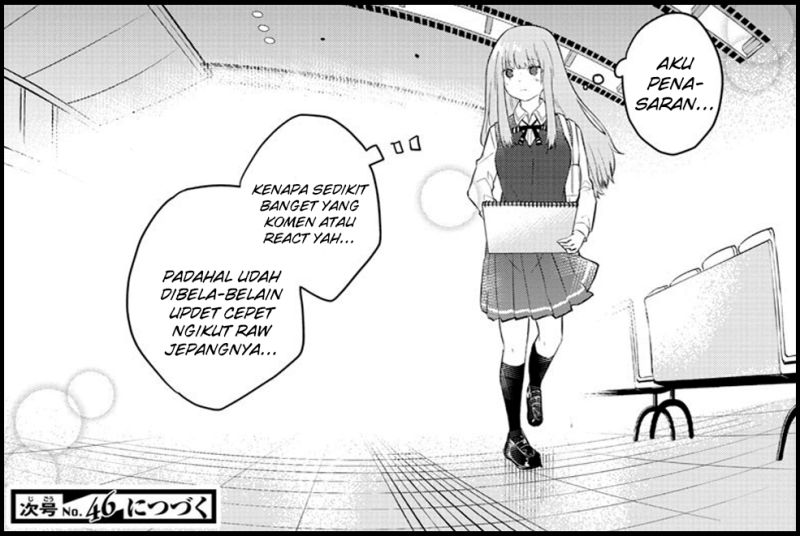 Koe ga dasenai Shoujo wa “Kanojo ga Yasashisugiru” to Omotte iru Chapter 108 Bahasa Indonesia