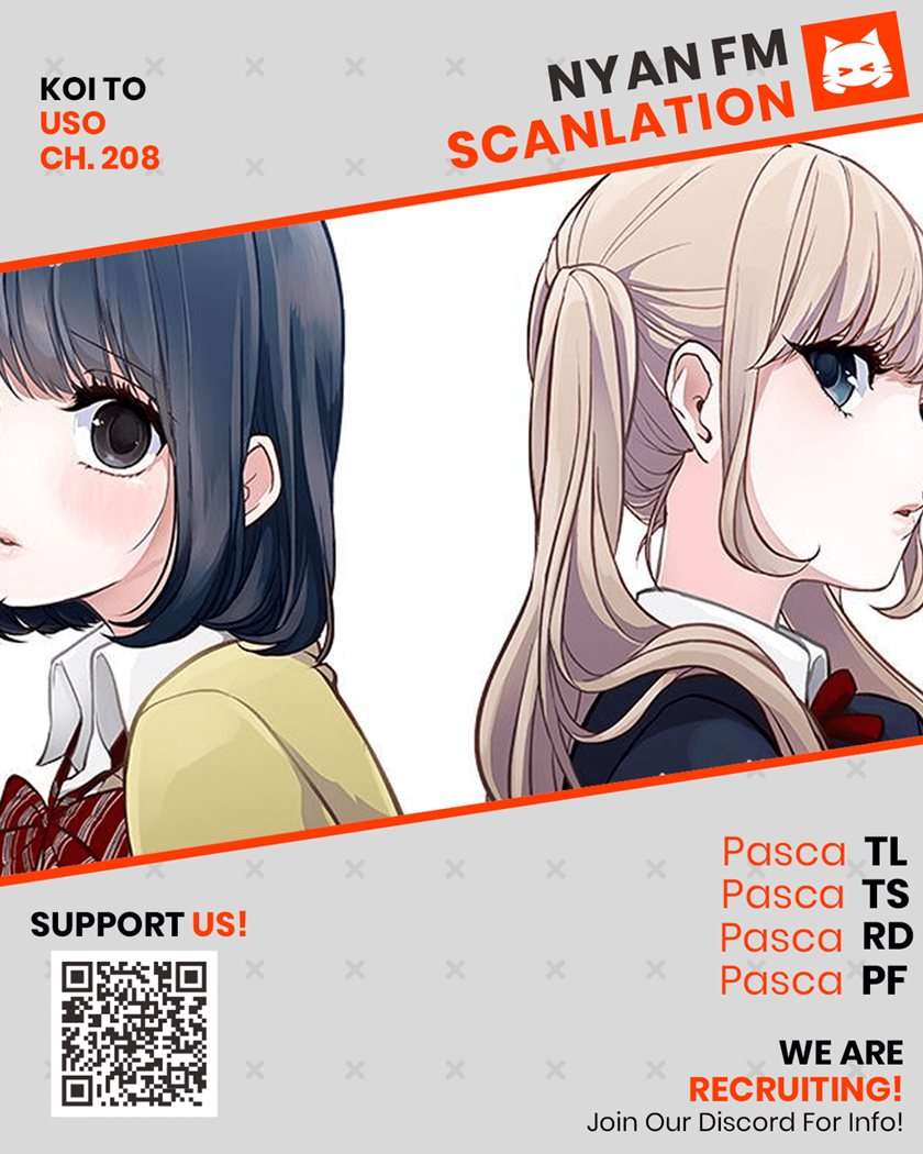 Koi to Uso Chapter 208 Bahasa Indonesia