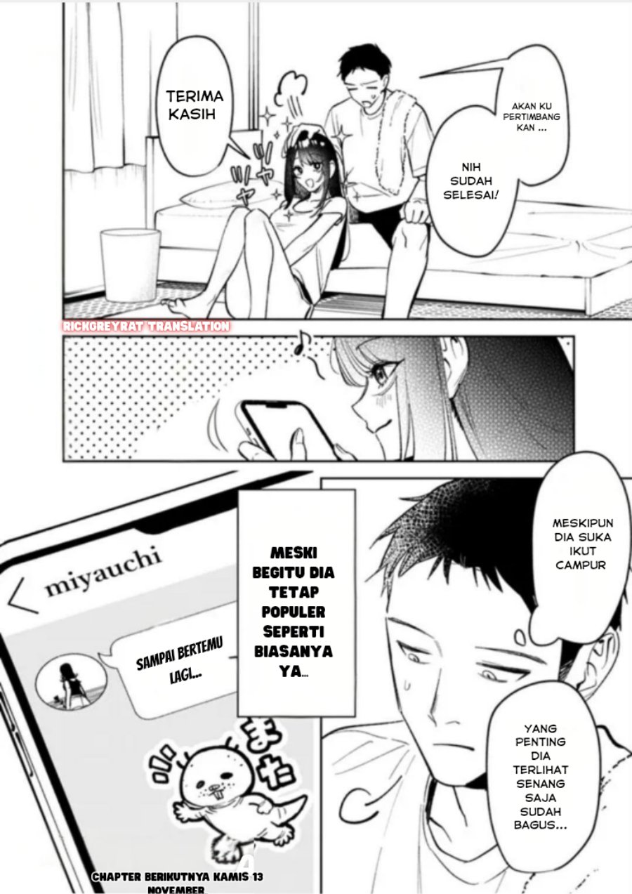 Koko Jidai ni Gomandatta Jou sama to no Dousei Seikatsu wa Igaito Igokochi ga Warukunai Chapter 24 Bahasa Indonesia