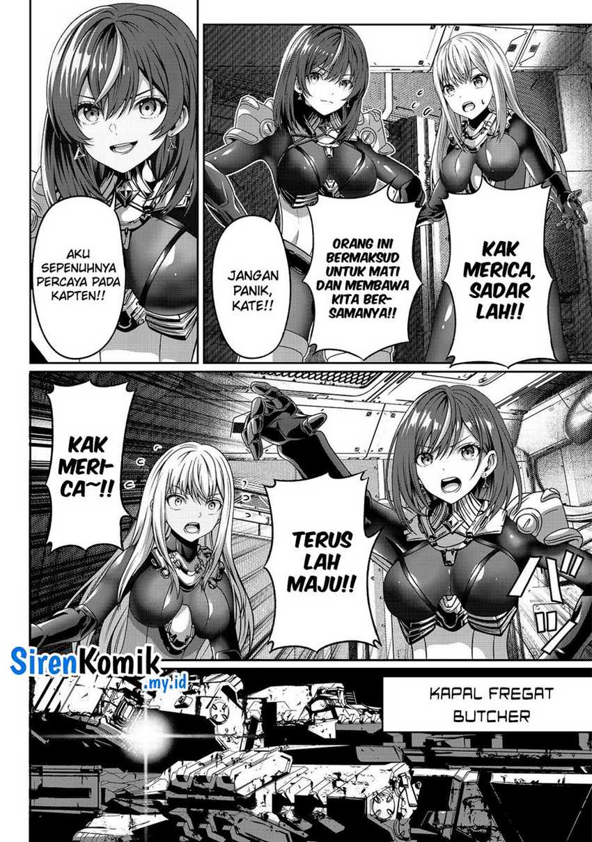 “Koko wa Makasete Sakini Ike!” wo shitai Shinitagari no Nozomanu Uchuu Gekokujou Chapter 05 Bahasa Indonesia