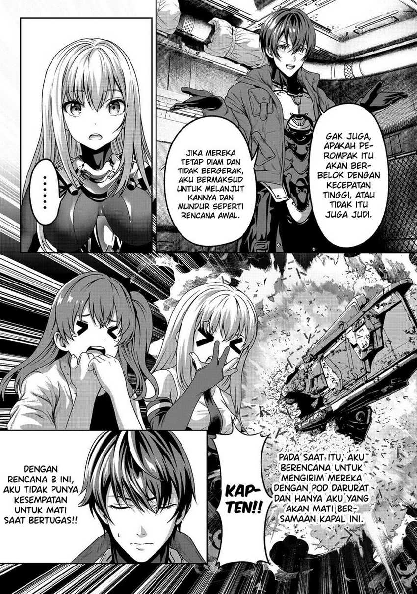 “Koko wa Makasete Sakini Ike!” wo shitai Shinitagari no Nozomanu Uchuu Gekokujou Chapter 05 Bahasa Indonesia