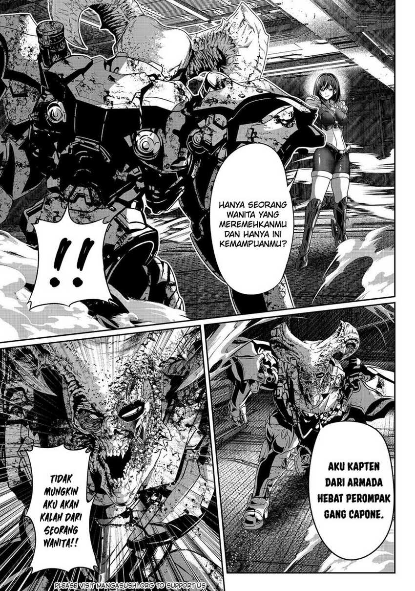 “Koko wa Makasete Sakini Ike!” wo shitai Shinitagari no Nozomanu Uchuu Gekokujou Chapter 05 Bahasa Indonesia