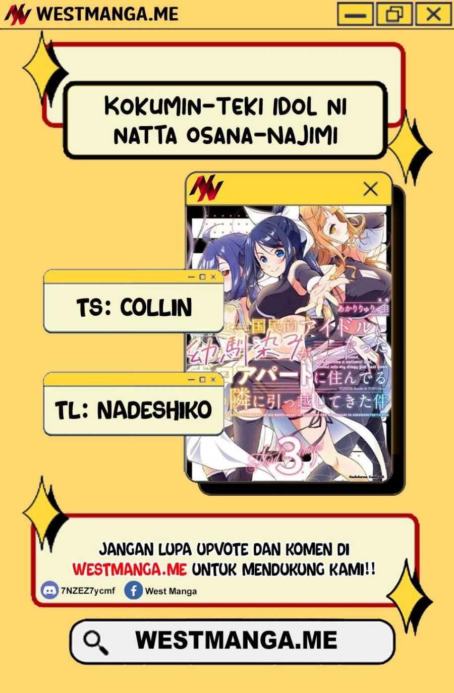 Kokuminteki Idol ni natta Osananajimi ga, Boro Apartment ni Sunderu Ore no Tonari ni Hikkoshite Kita Ken chapter 13