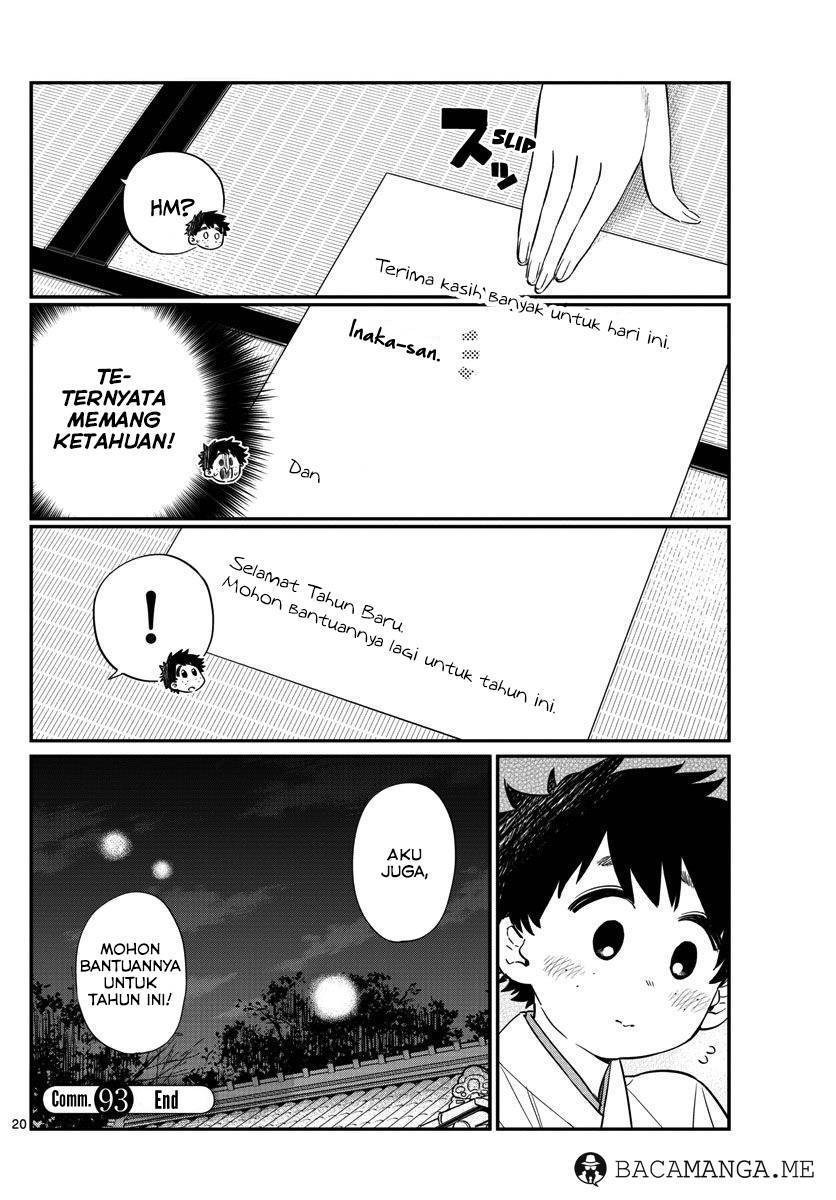 Komi san wa Komyushou Desu Chapter 93 Bahasa Indonesia
