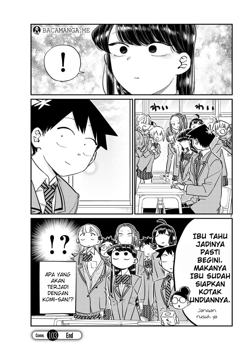 Komi san wa Komyushou Desu chapter 103