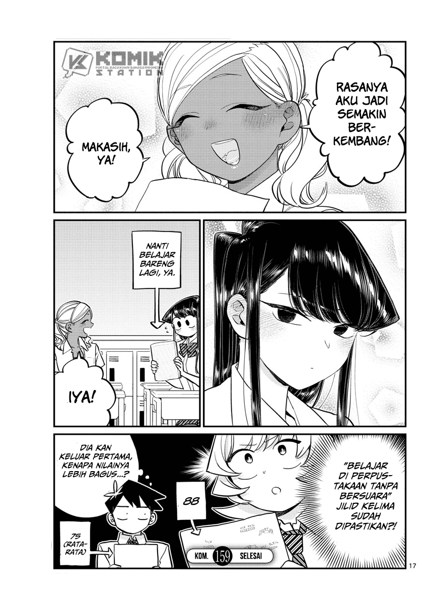 Komi san wa Komyushou Desu Chapter 159 Bahasa Indonesia