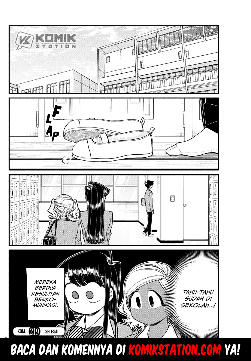 Komi san wa Komyushou Desu Chapter 219 Bahasa Indonesia