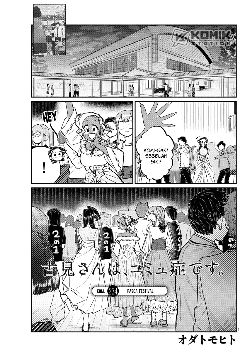 Komi san wa Komyushou Desu Chapter 234 Bahasa Indonesia