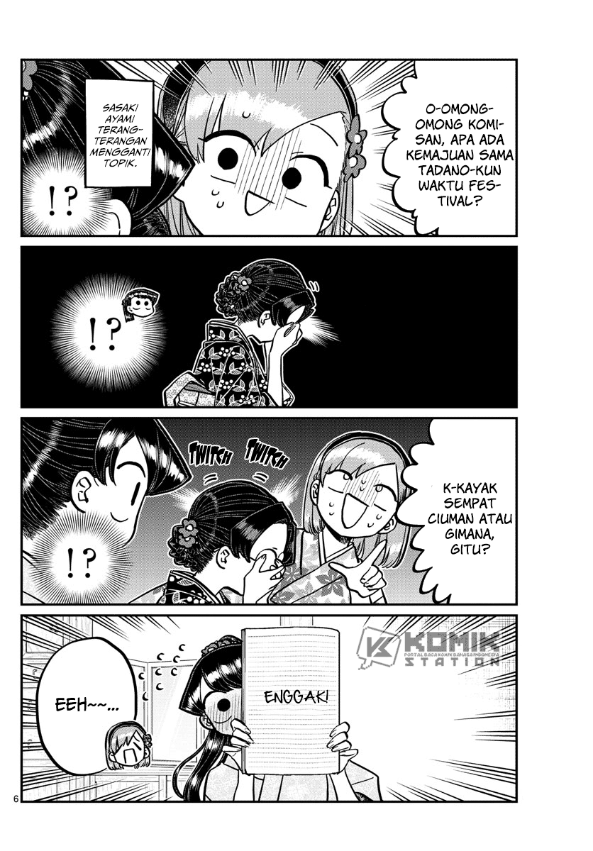 Komi san wa Komyushou Desu Chapter 245 Bahasa Indonesia