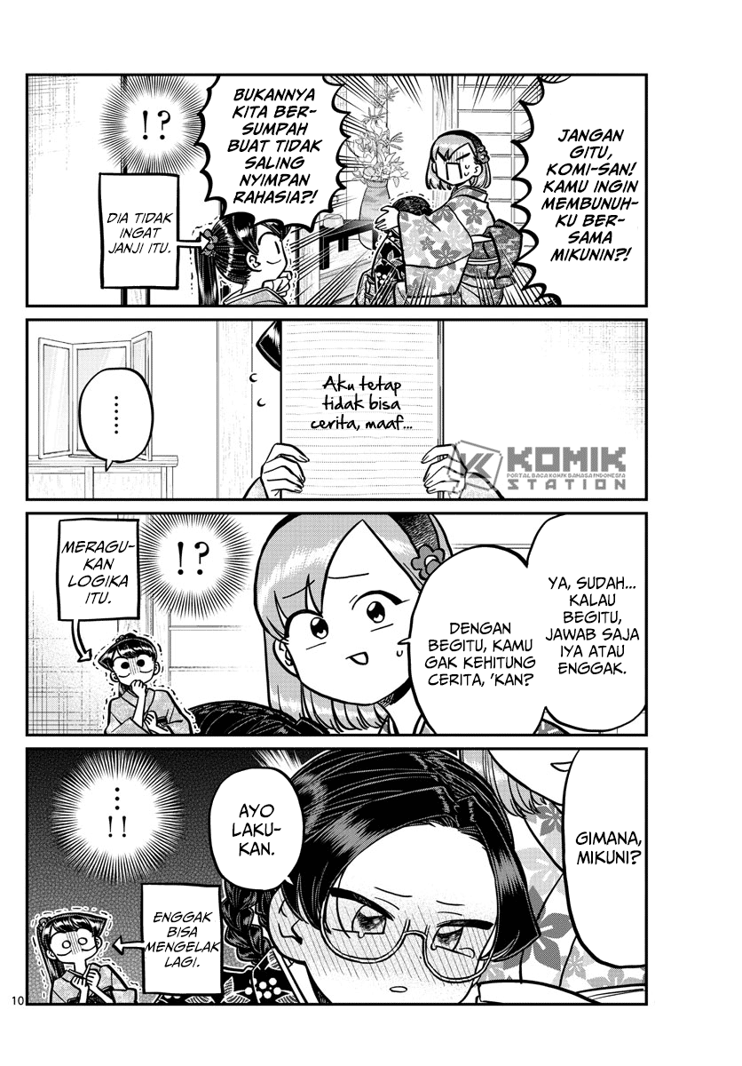Komi san wa Komyushou Desu Chapter 245 Bahasa Indonesia
