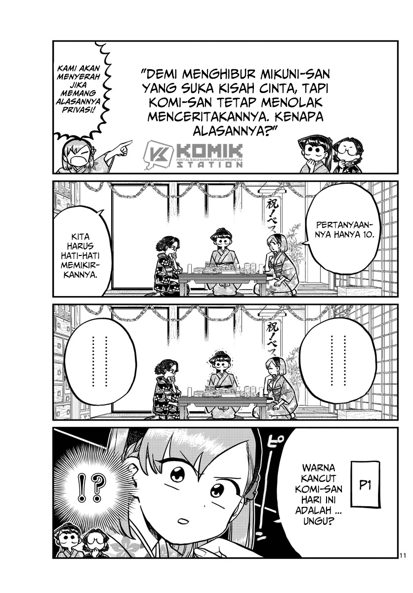 Komi san wa Komyushou Desu Chapter 245 Bahasa Indonesia