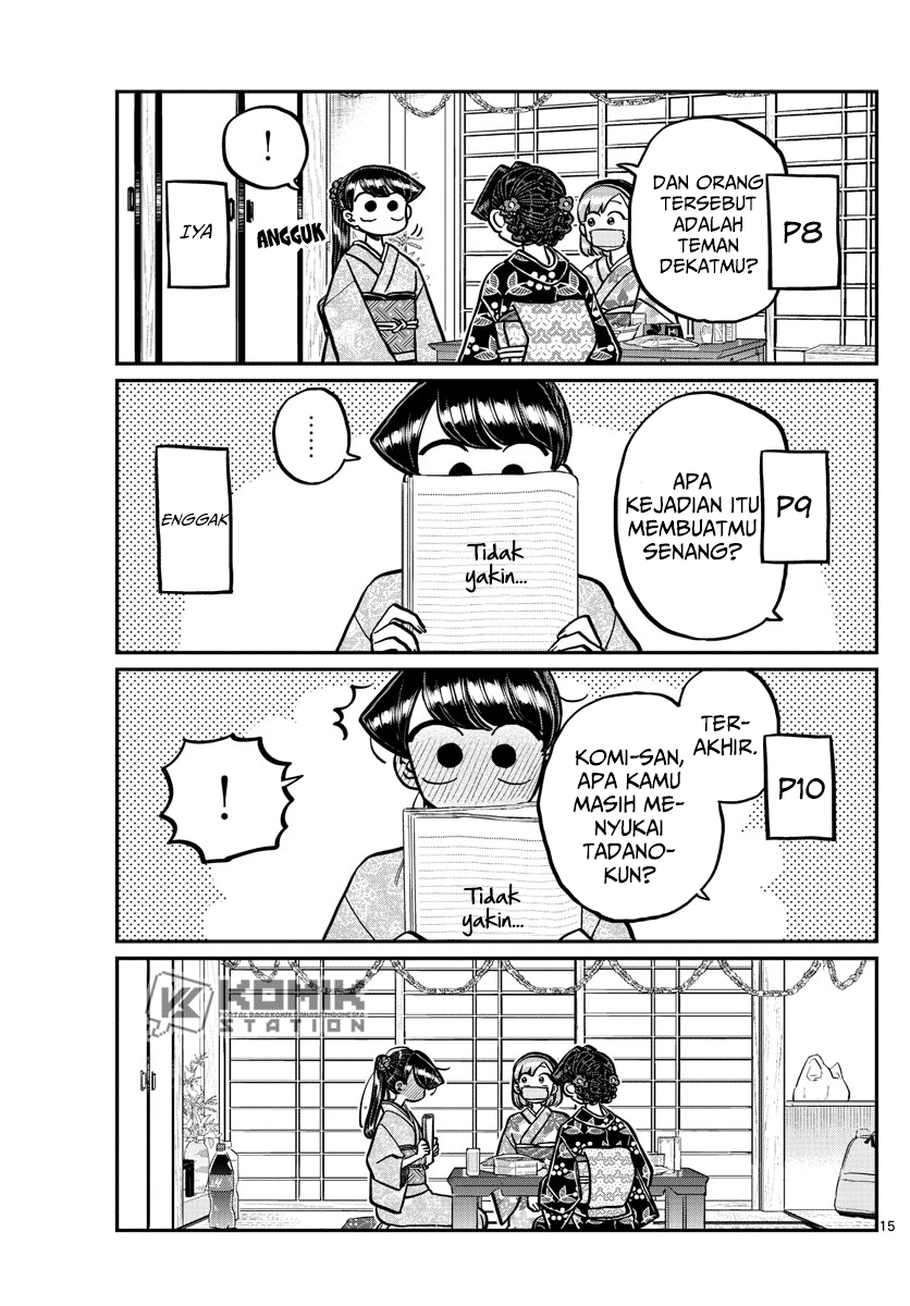 Komi san wa Komyushou Desu Chapter 245 Bahasa Indonesia