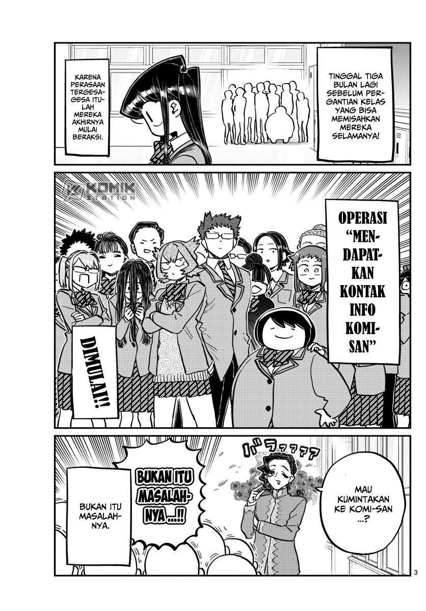 Komi san wa Komyushou Desu Chapter 258 Bahasa Indonesia