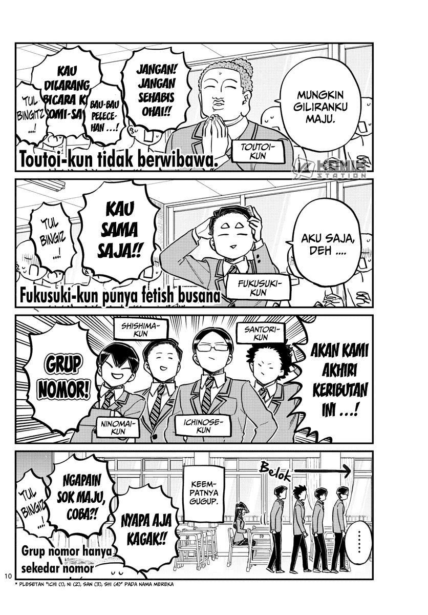 Komi san wa Komyushou Desu Chapter 258 Bahasa Indonesia