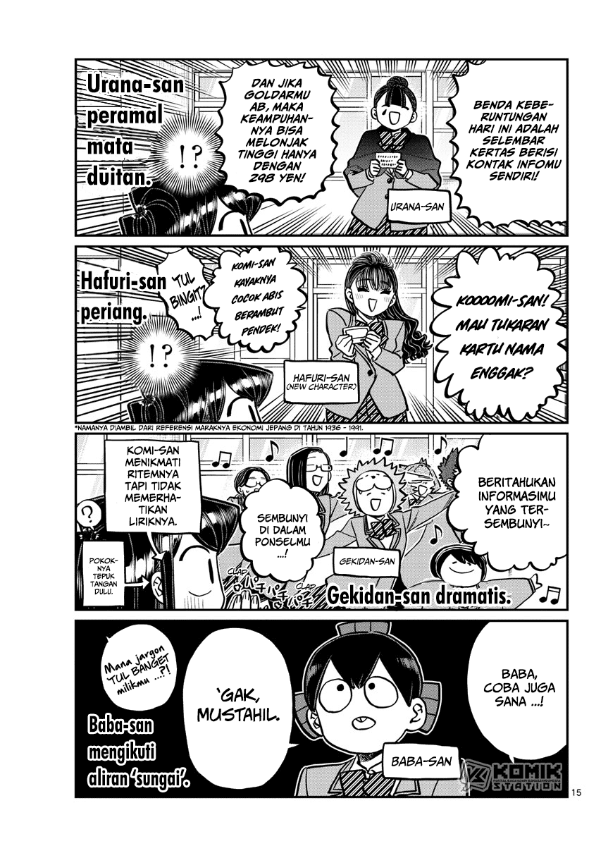 Komi san wa Komyushou Desu Chapter 258 Bahasa Indonesia