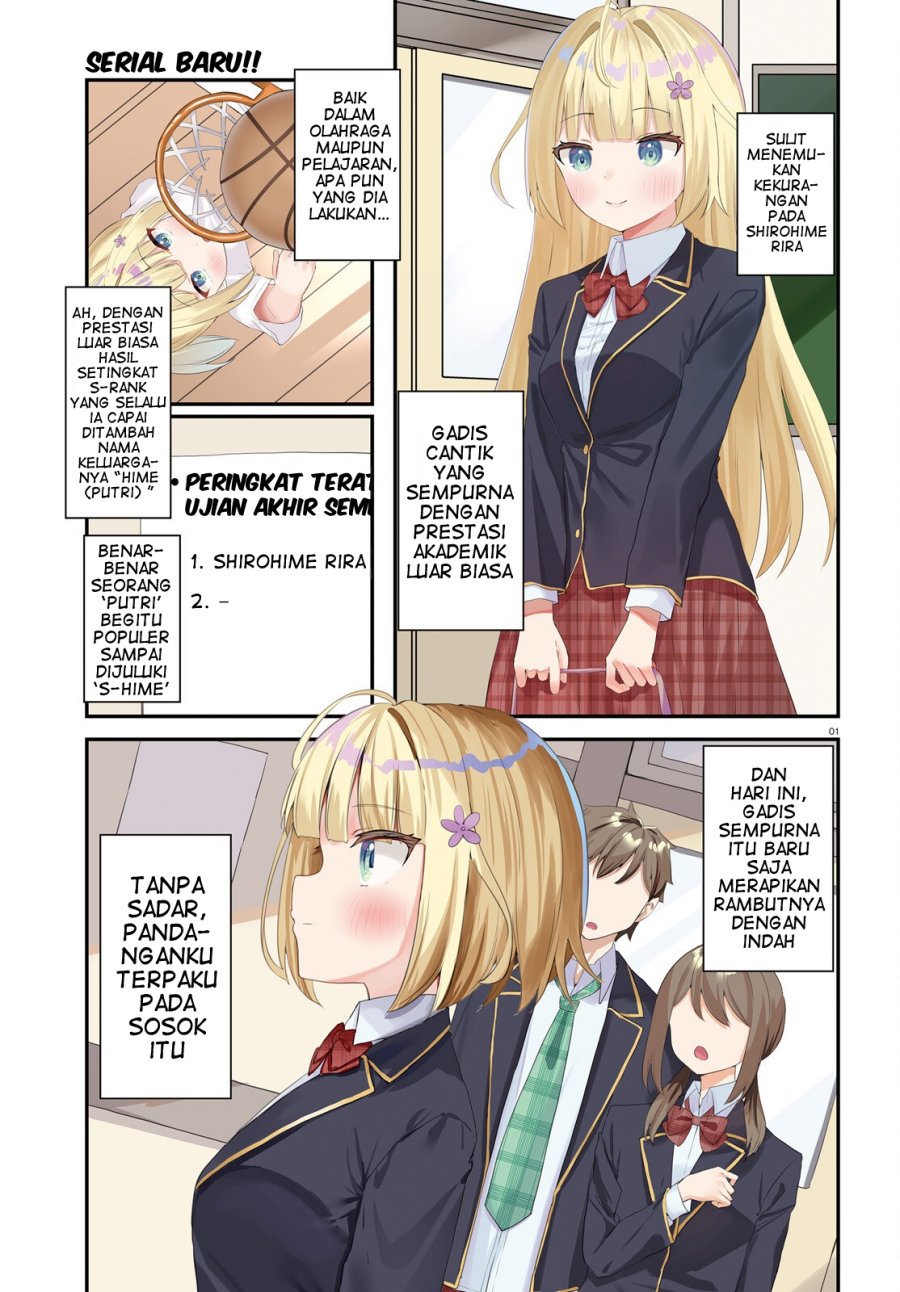 Kono Koi, Okuchi ni Aimasu ka? ~Yuutousei no Shirahime-san wa Mondaiji no Ore to Mainichi Kiss shiteru~ chapter 1