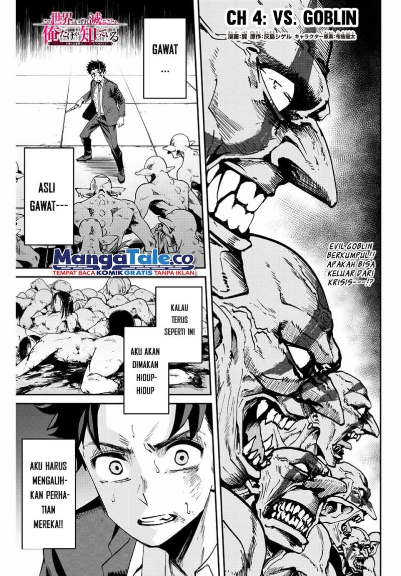 Kono Sekai ga Izure Horobu Koto wo, Ore dake ga Shitte Iru Chapter 04 Bahasa Indonesia