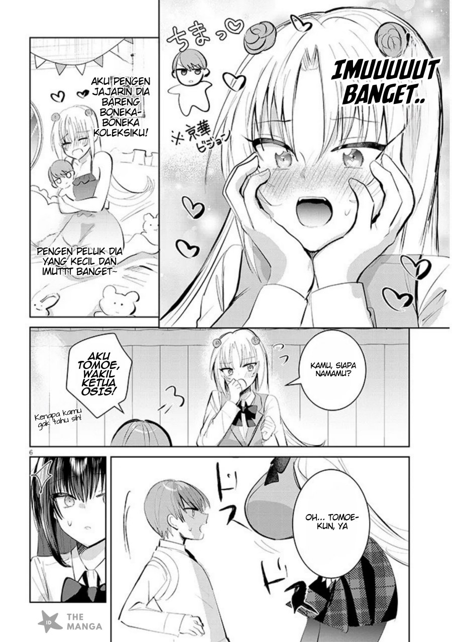 Kotowarenai Kaichou wa Tomoe-kun ni Dake shite Agetai Chapter 08 Bahasa Indonesia