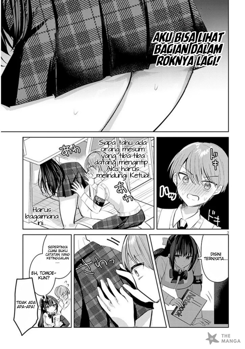 Kotowarenai Kaichou wa Tomoe-kun ni Dake shite Agetai Chapter 10 Bahasa Indonesia