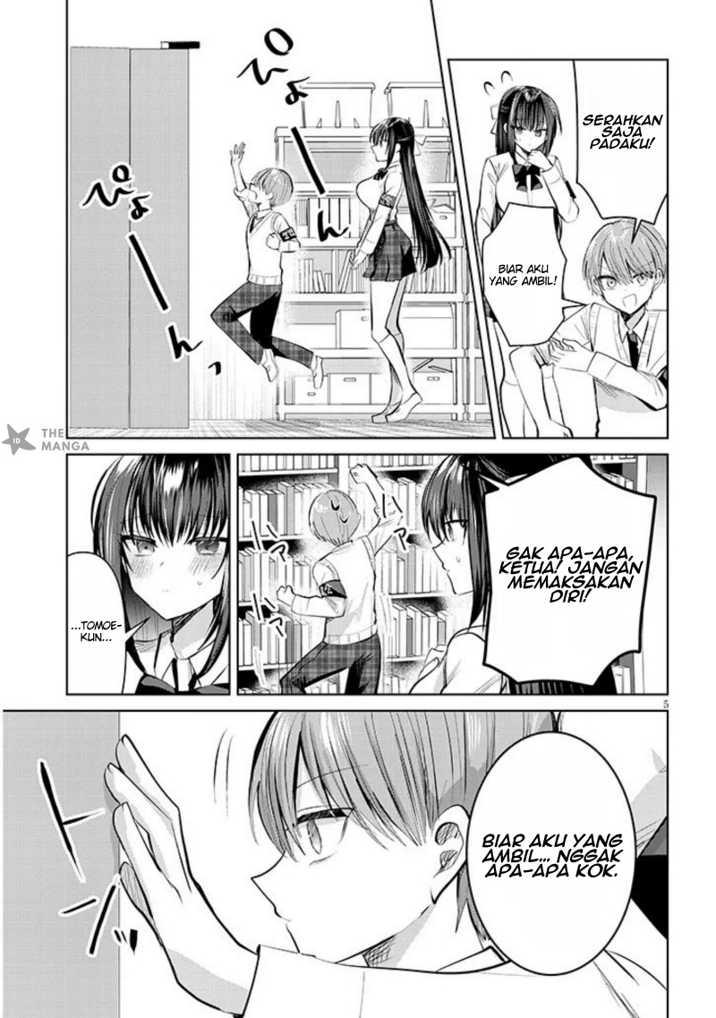 Kotowarenai Kaichou wa Tomoe-kun ni Dake shite Agetai Chapter 10 Bahasa Indonesia