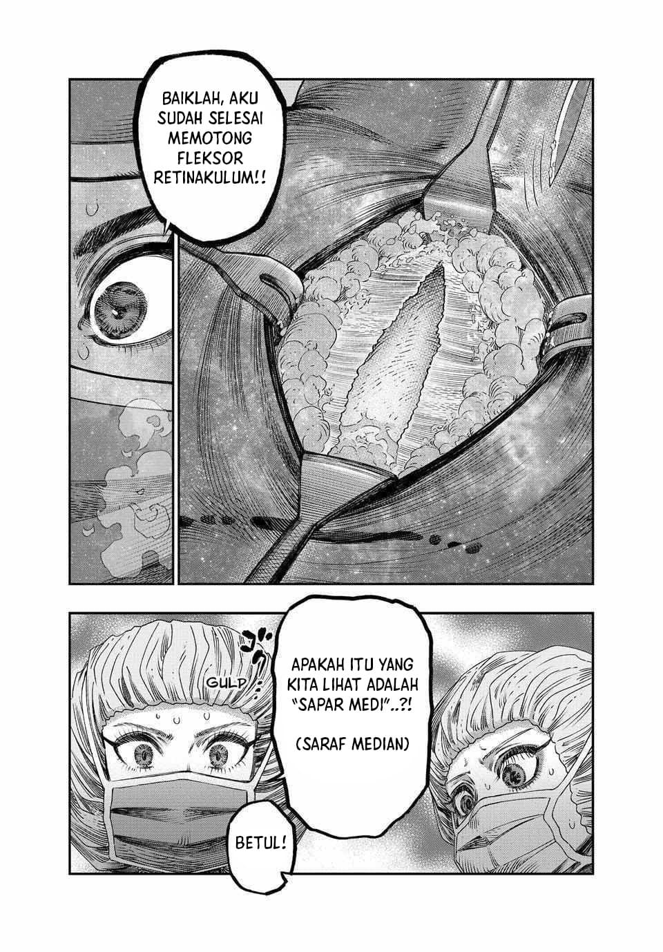 Koudou ni Hattatsu Shita Igaku wa Mahou to Kubetsu ga Tsukanai chapter 34