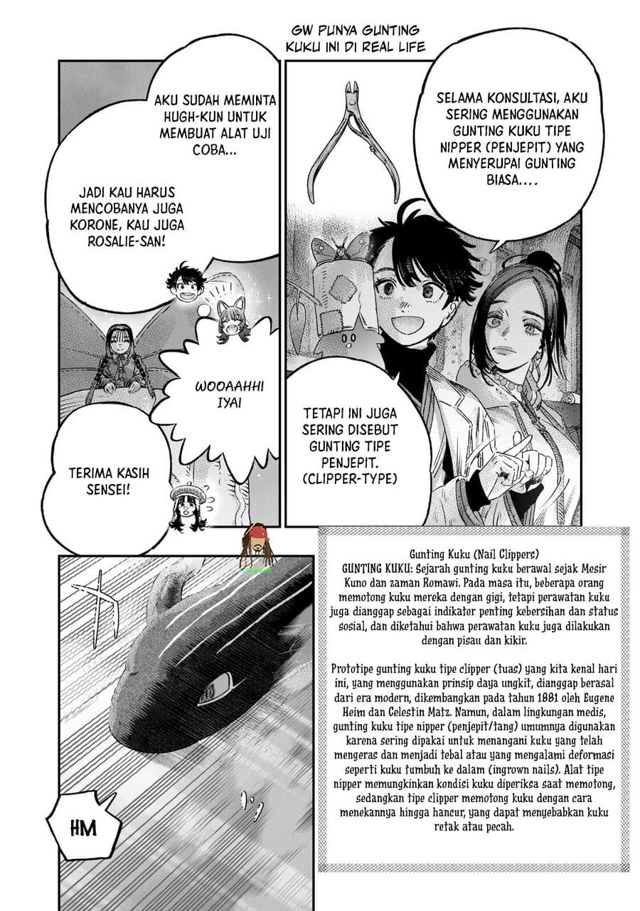 Koudou ni Hattatsu Shita Igaku wa Mahou to Kubetsu ga Tsukanai Chapter 45 Bahasa Indonesia