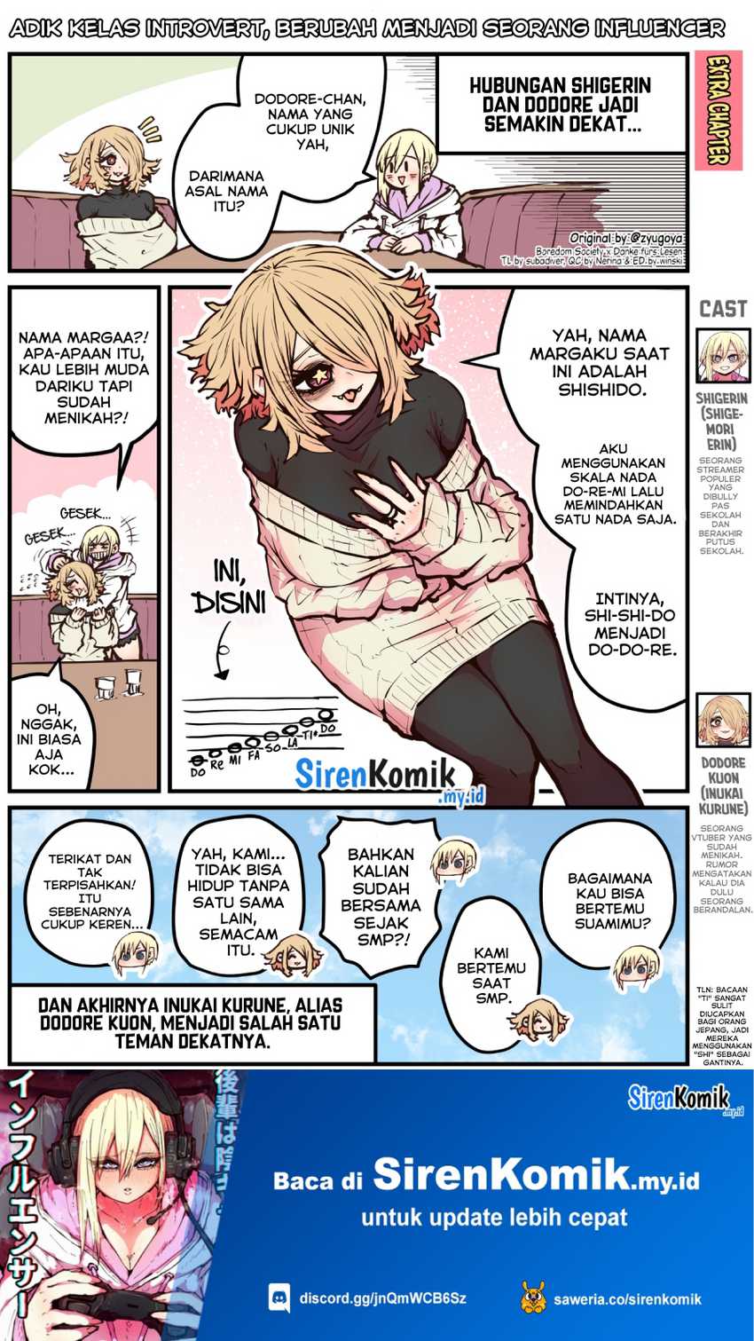 Kouhai wa Inkya Agari no Infuruensaa chapter 19