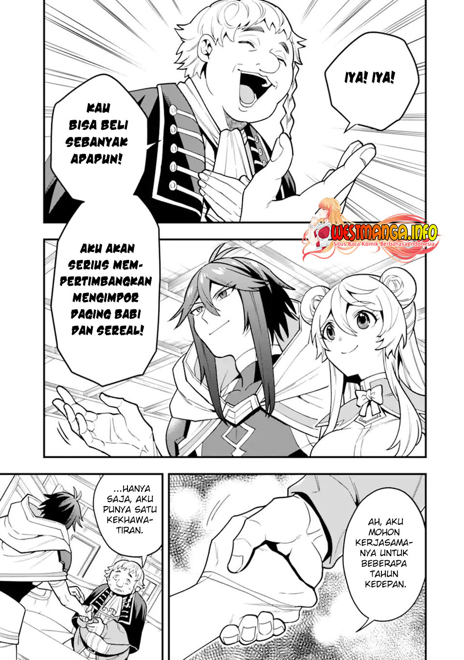 Kouryakuhon o Kushi Suru Saikyou no Mahoutsukai Chapter 35.1 Bahasa indonesia