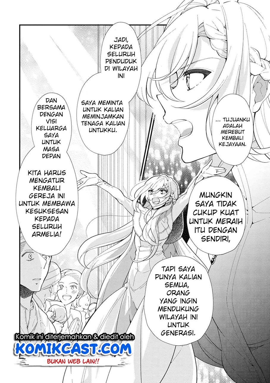 Koushaku Reijou no Tashinami Chapter 45 Bahasa Indonesia