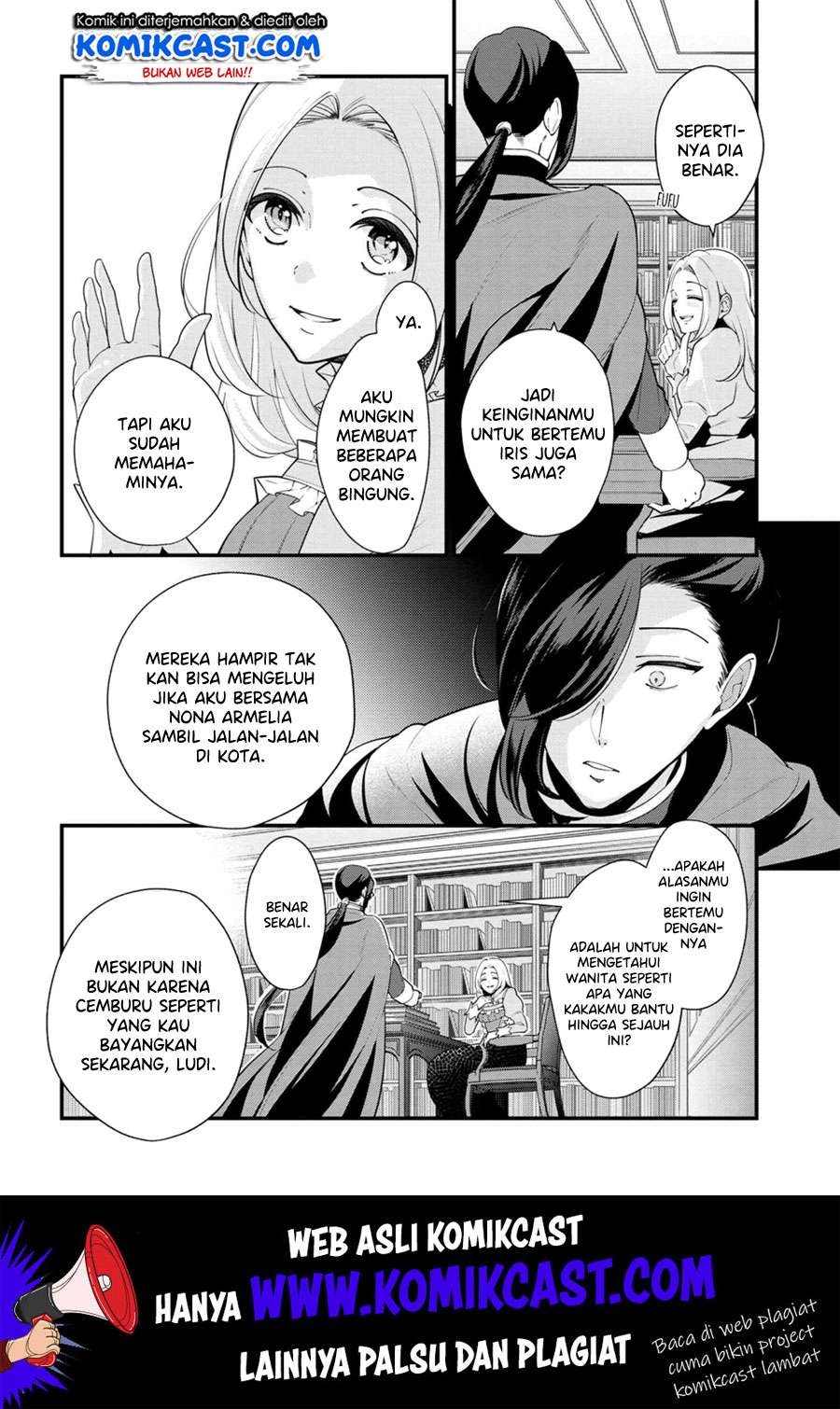 Koushaku Reijou no Tashinami Chapter 51 Bahasa Indonesia