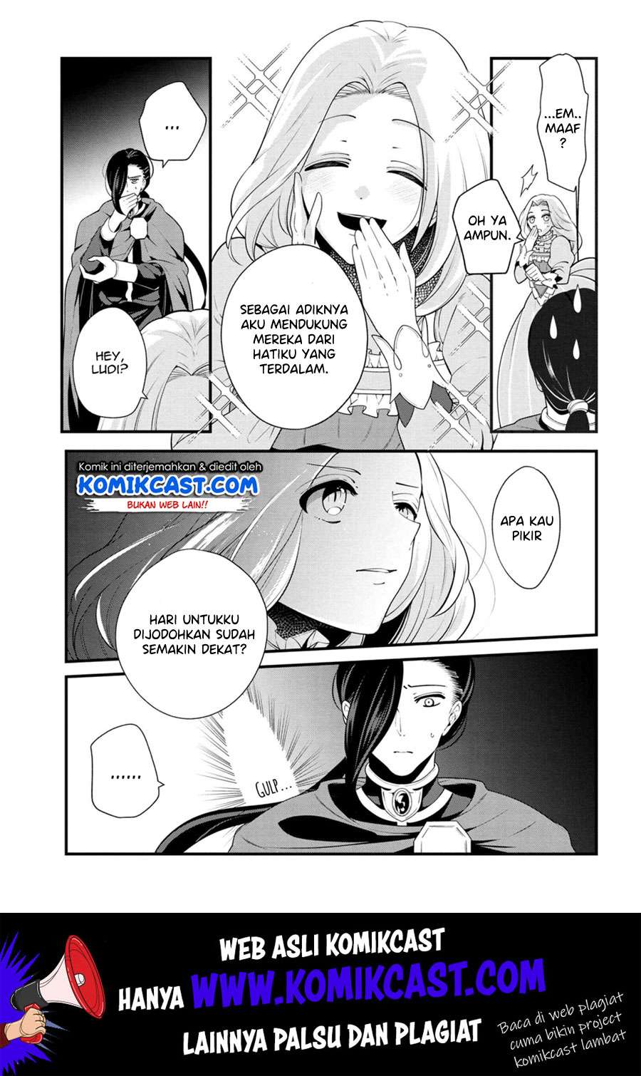 Koushaku Reijou no Tashinami Chapter 51 Bahasa Indonesia