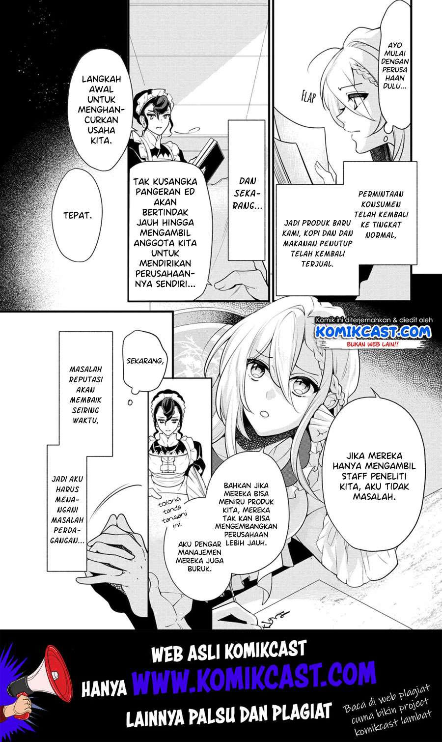 Koushaku Reijou no Tashinami Chapter 51 Bahasa Indonesia
