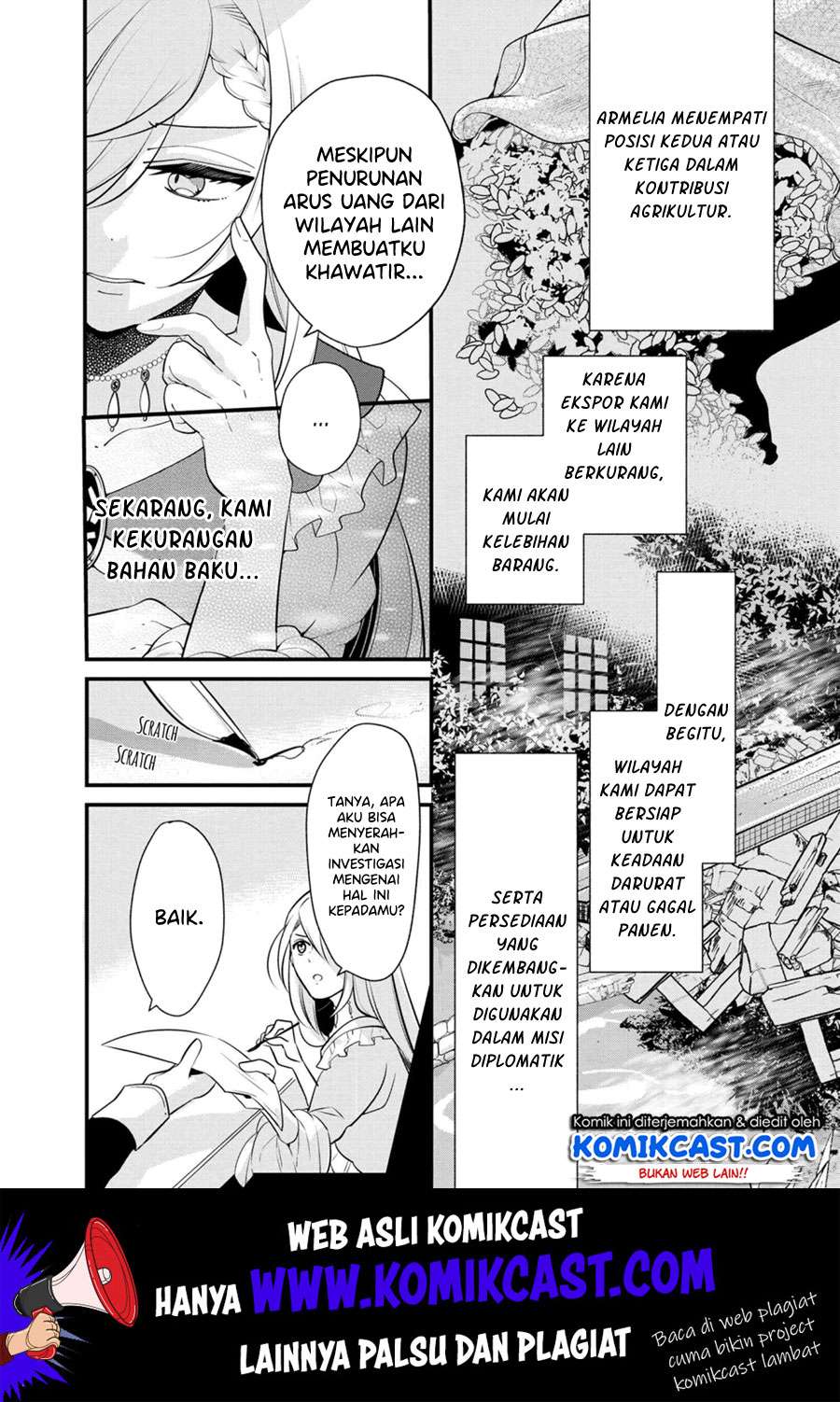 Koushaku Reijou no Tashinami Chapter 51 Bahasa Indonesia