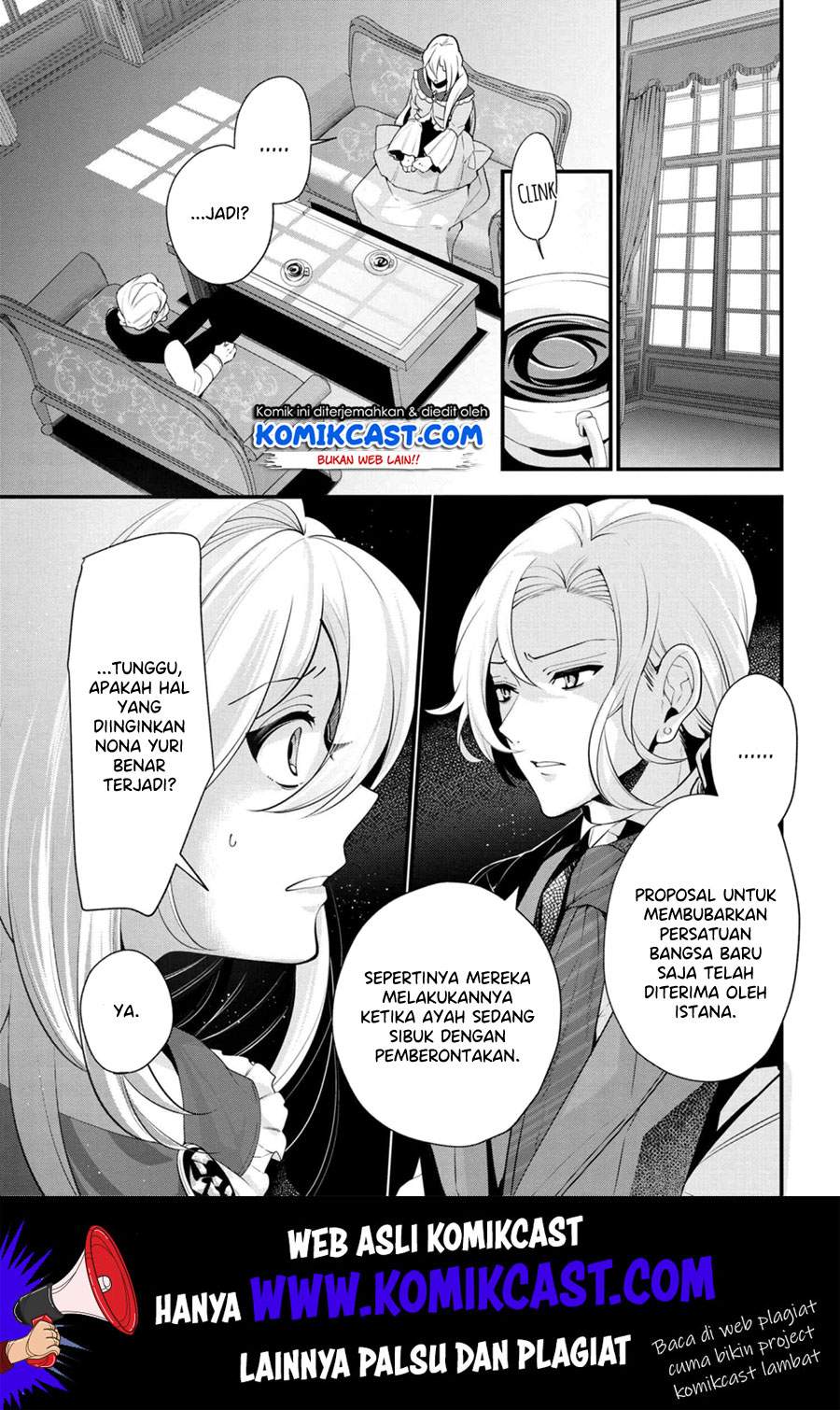 Koushaku Reijou no Tashinami Chapter 51 Bahasa Indonesia