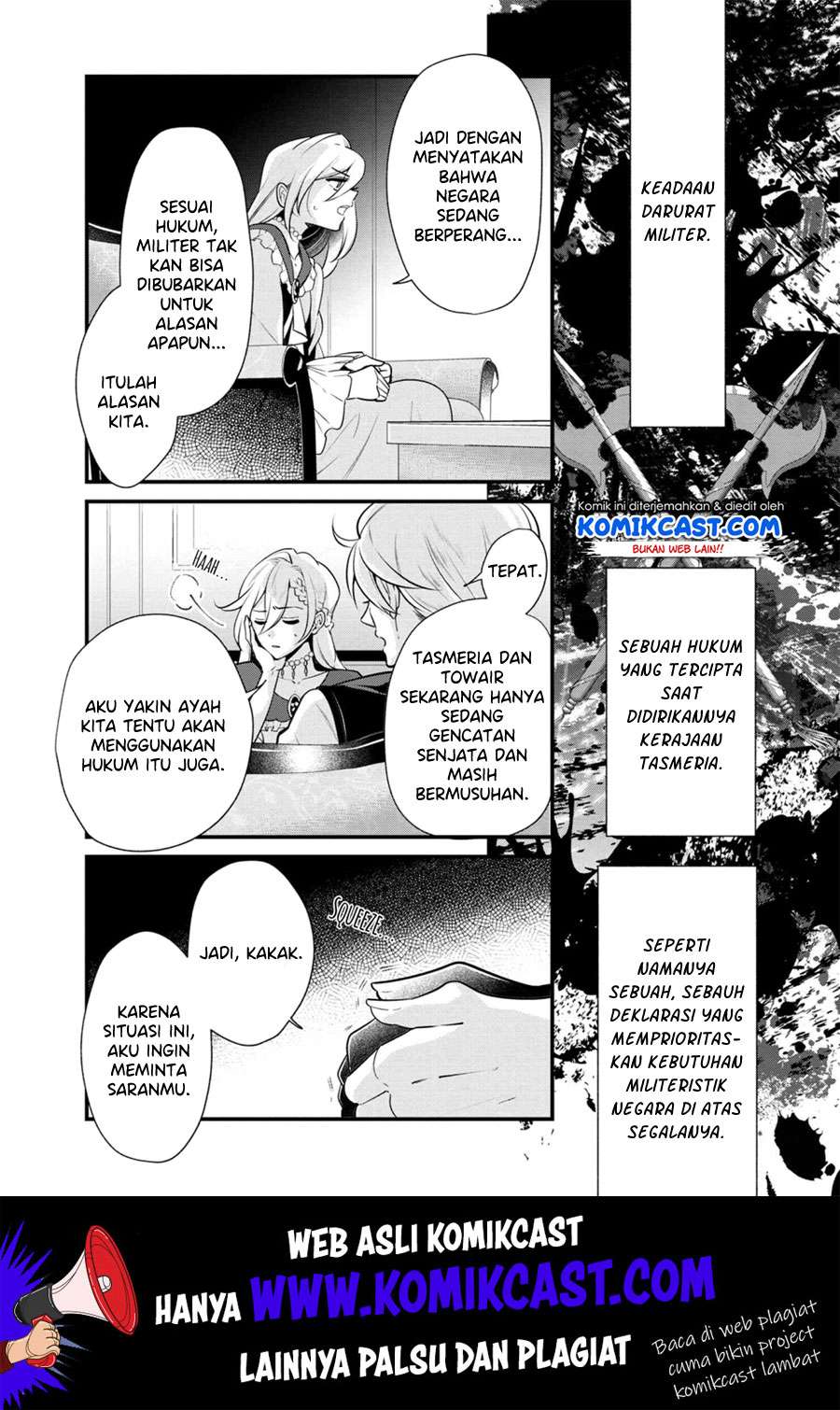 Koushaku Reijou no Tashinami Chapter 51 Bahasa Indonesia