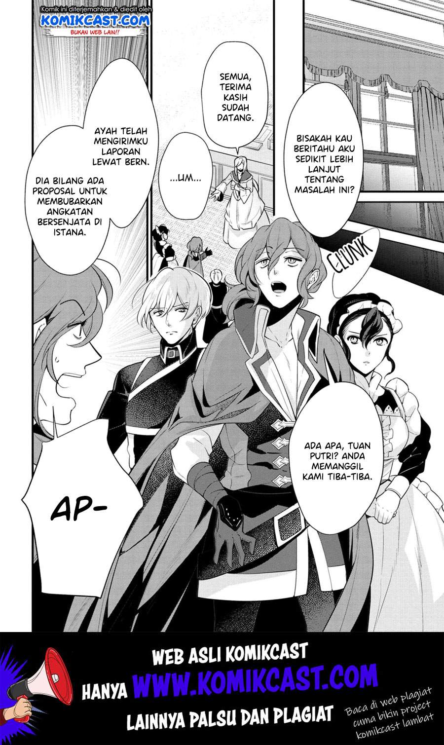 Koushaku Reijou no Tashinami Chapter 51 Bahasa Indonesia