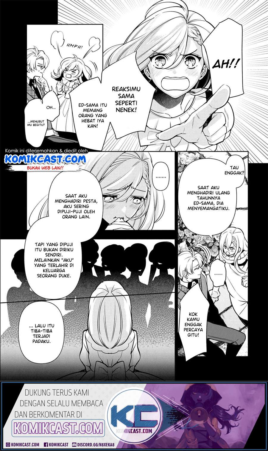 Koushaku Reijou no Tashinami Chapter 58 Bahasa Indonesia
