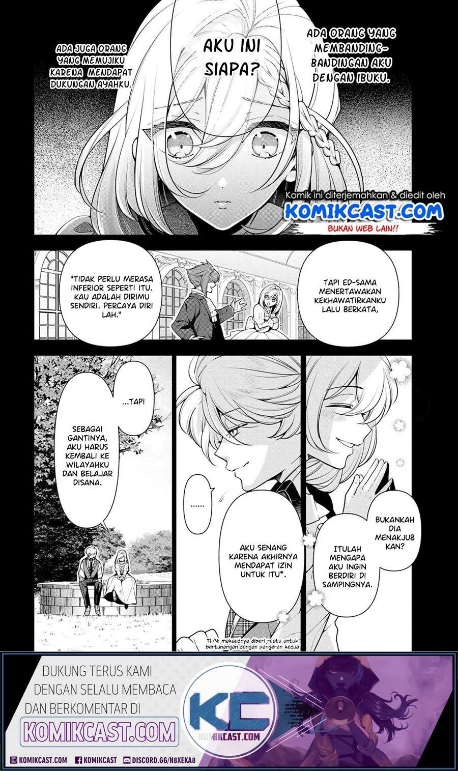 Koushaku Reijou no Tashinami Chapter 58 Bahasa Indonesia