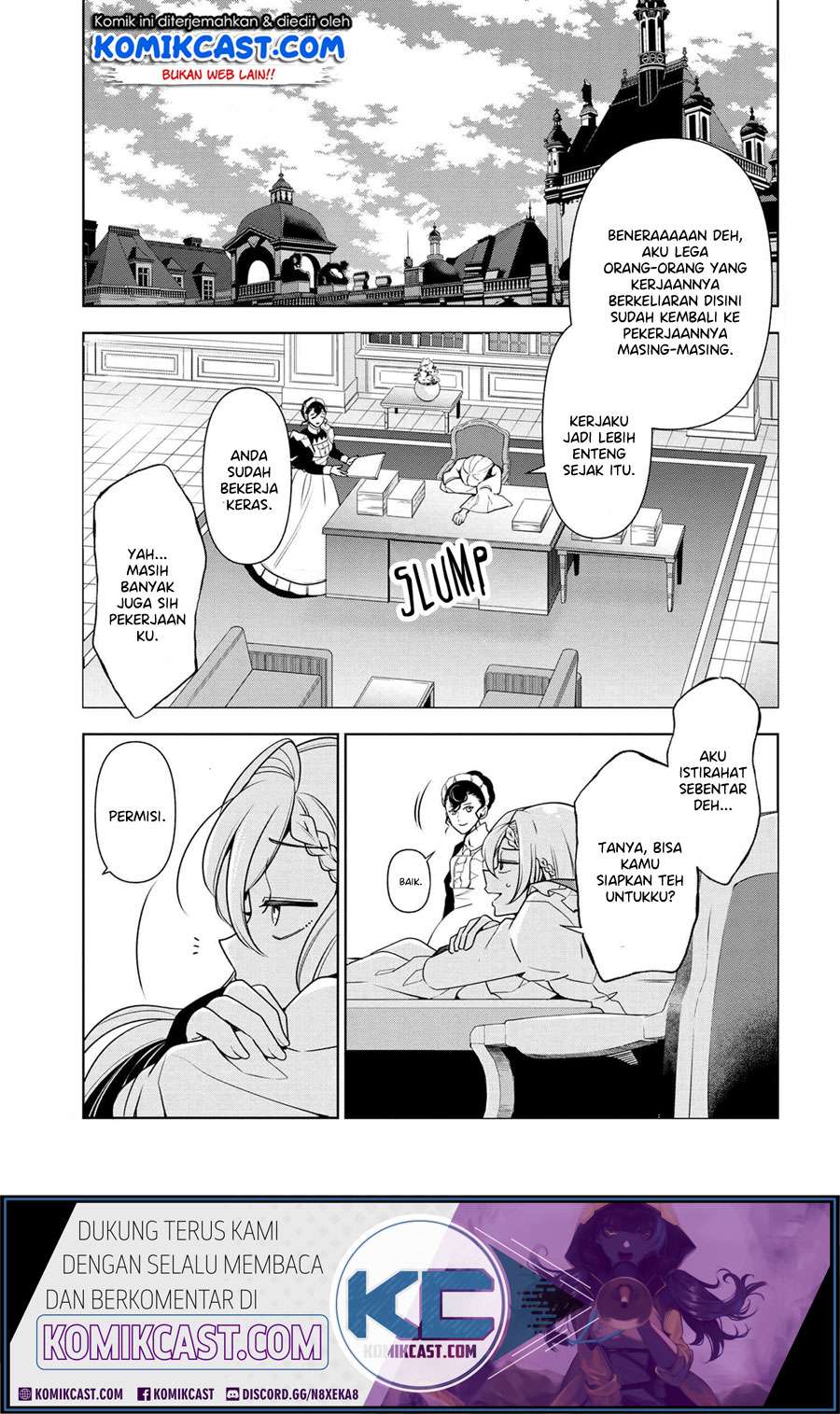 Koushaku Reijou no Tashinami Chapter 58 Bahasa Indonesia