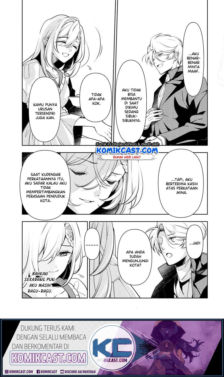 Koushaku Reijou no Tashinami Chapter 58 Bahasa Indonesia