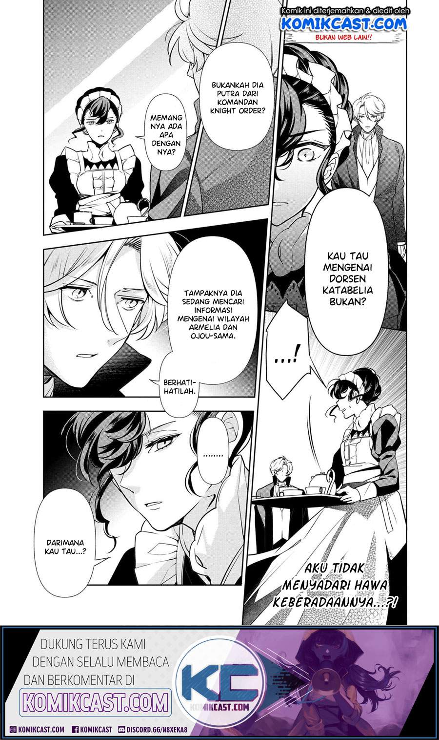 Koushaku Reijou no Tashinami Chapter 58 Bahasa Indonesia